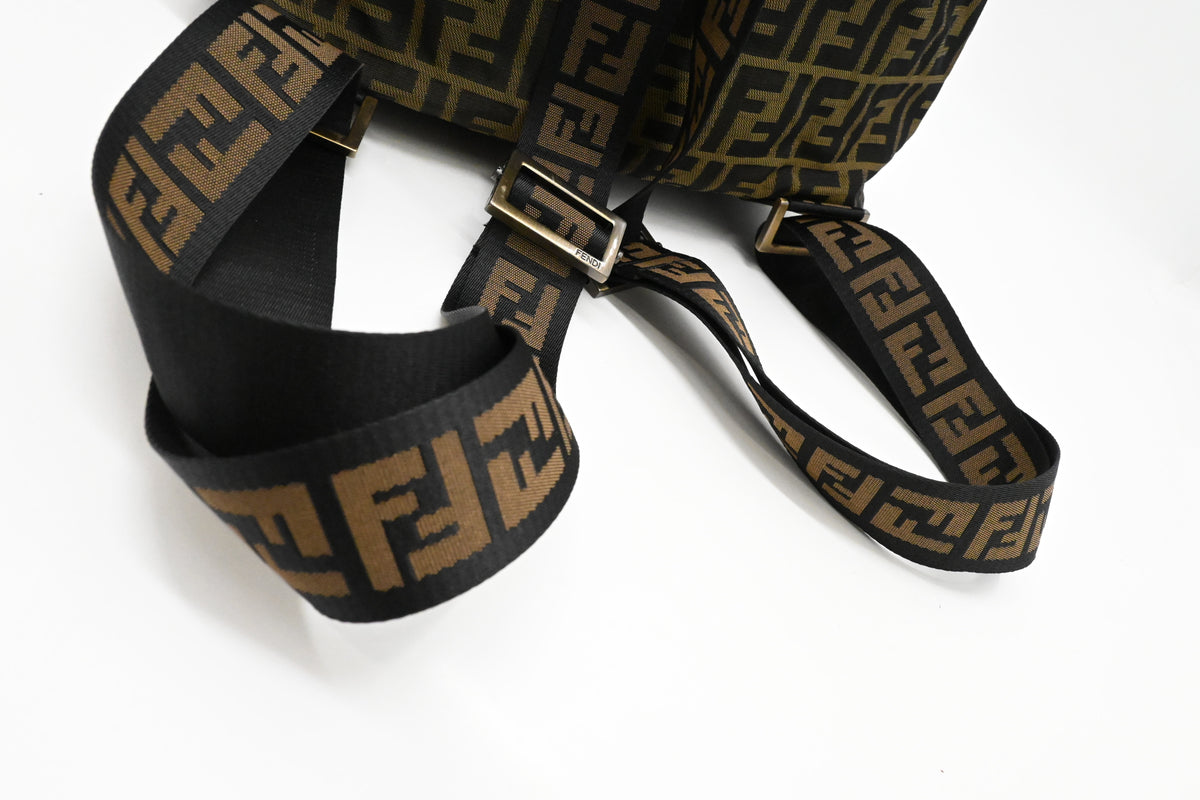 Fendi Backpack in Zucca Canvas