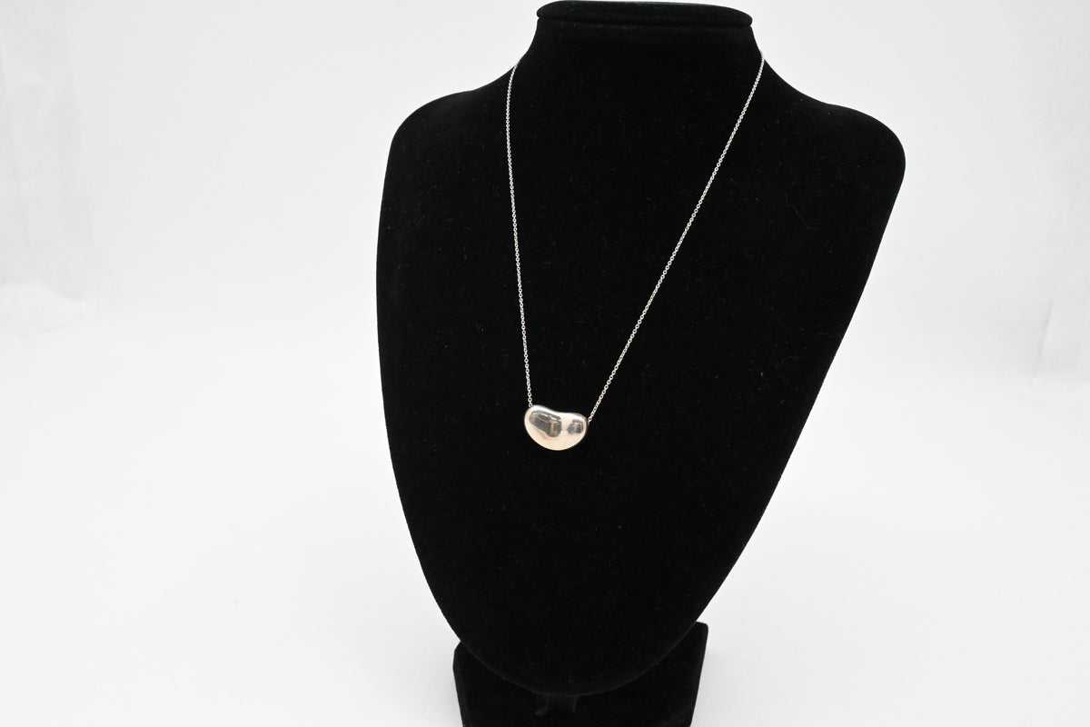 Tiffany & Co. Bean Necklace in Sterling Silver