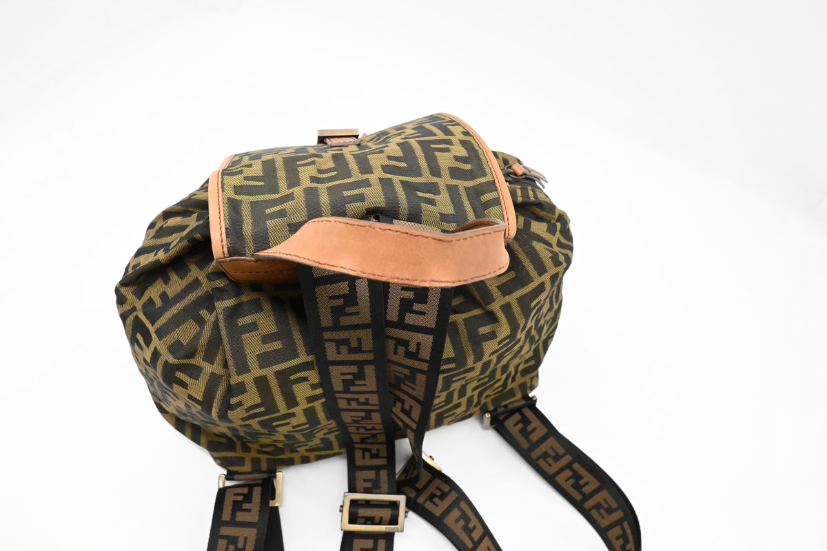 Fendi Backpack in Zucca Canvas