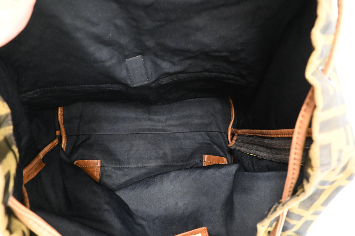 Fendi Backpack in Zucca Canvas