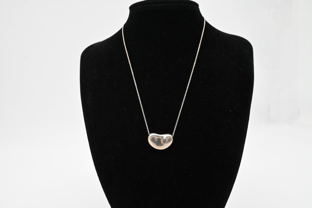 Tiffany & Co. Bean Necklace in Sterling Silver