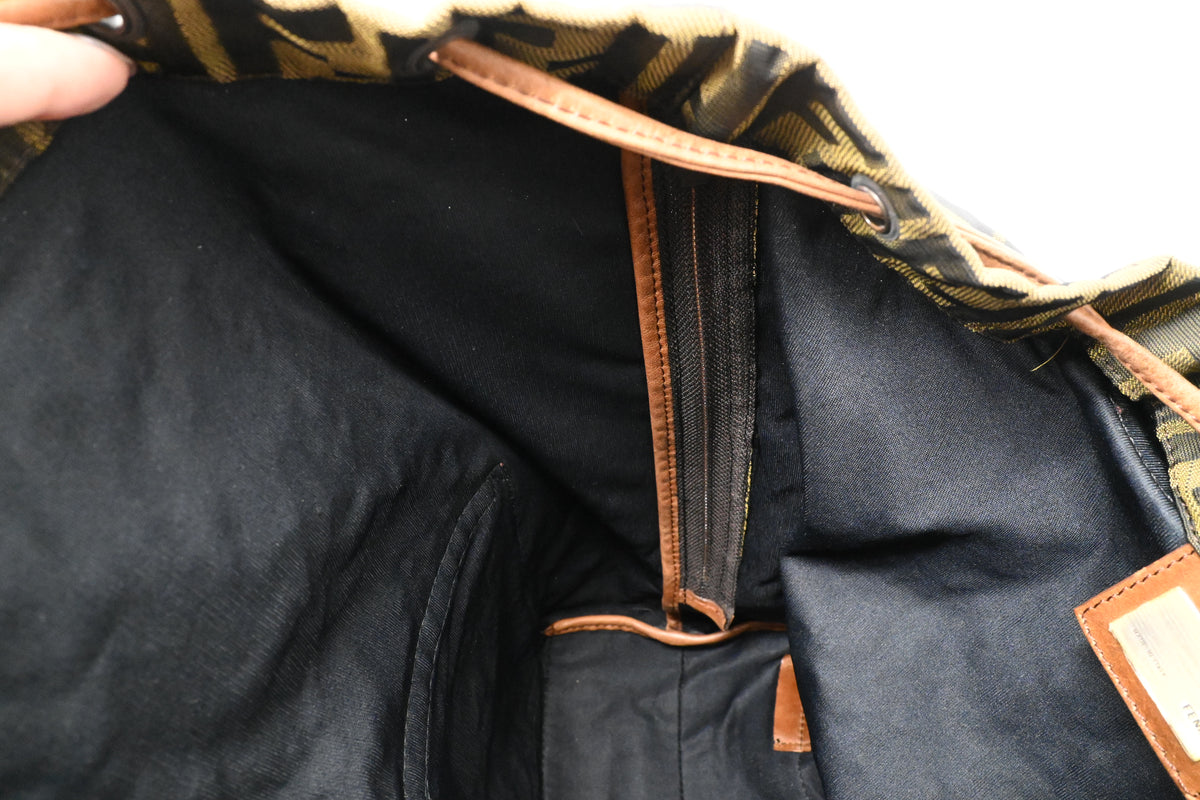 Fendi Backpack in Zucca Canvas