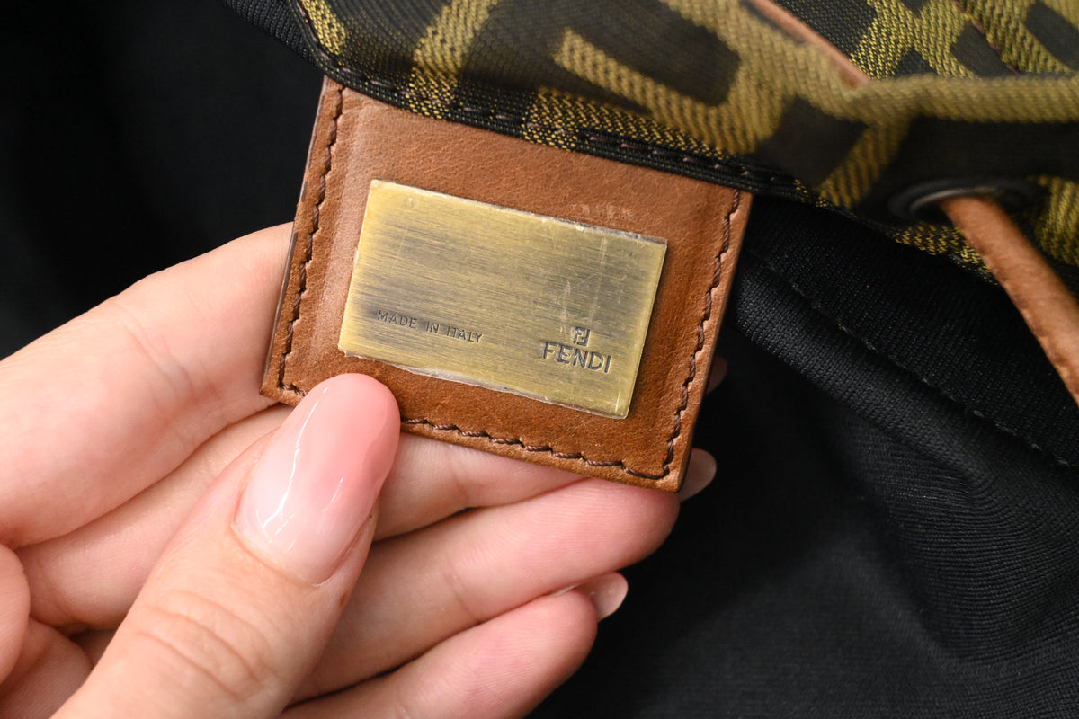 Fendi Backpack in Zucca Canvas