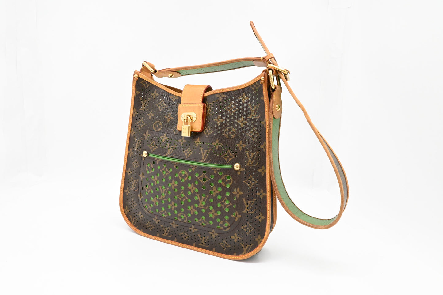 Louis Vuitton Musette Perforated Green in Monogram Canvas