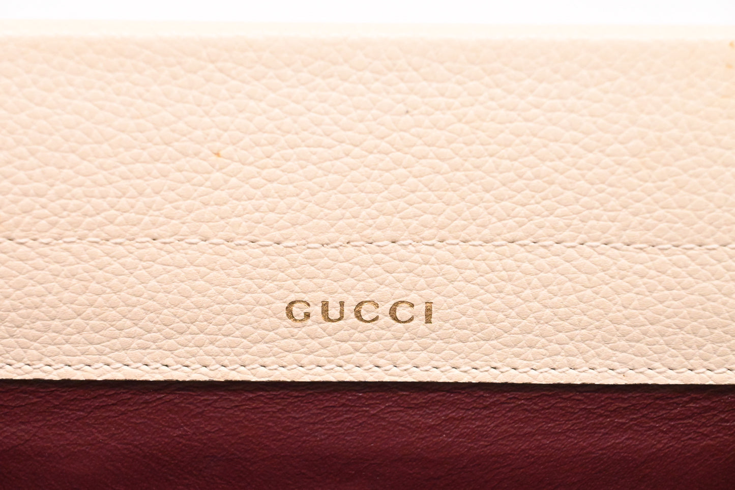 Gucci Zumi Handbag in Cream Leather