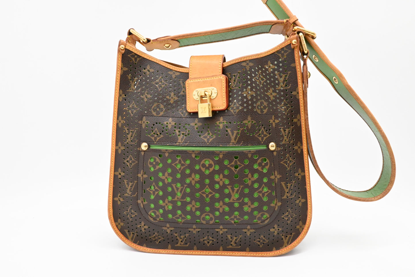 Louis Vuitton Musette Perforated Green in Monogram Canvas