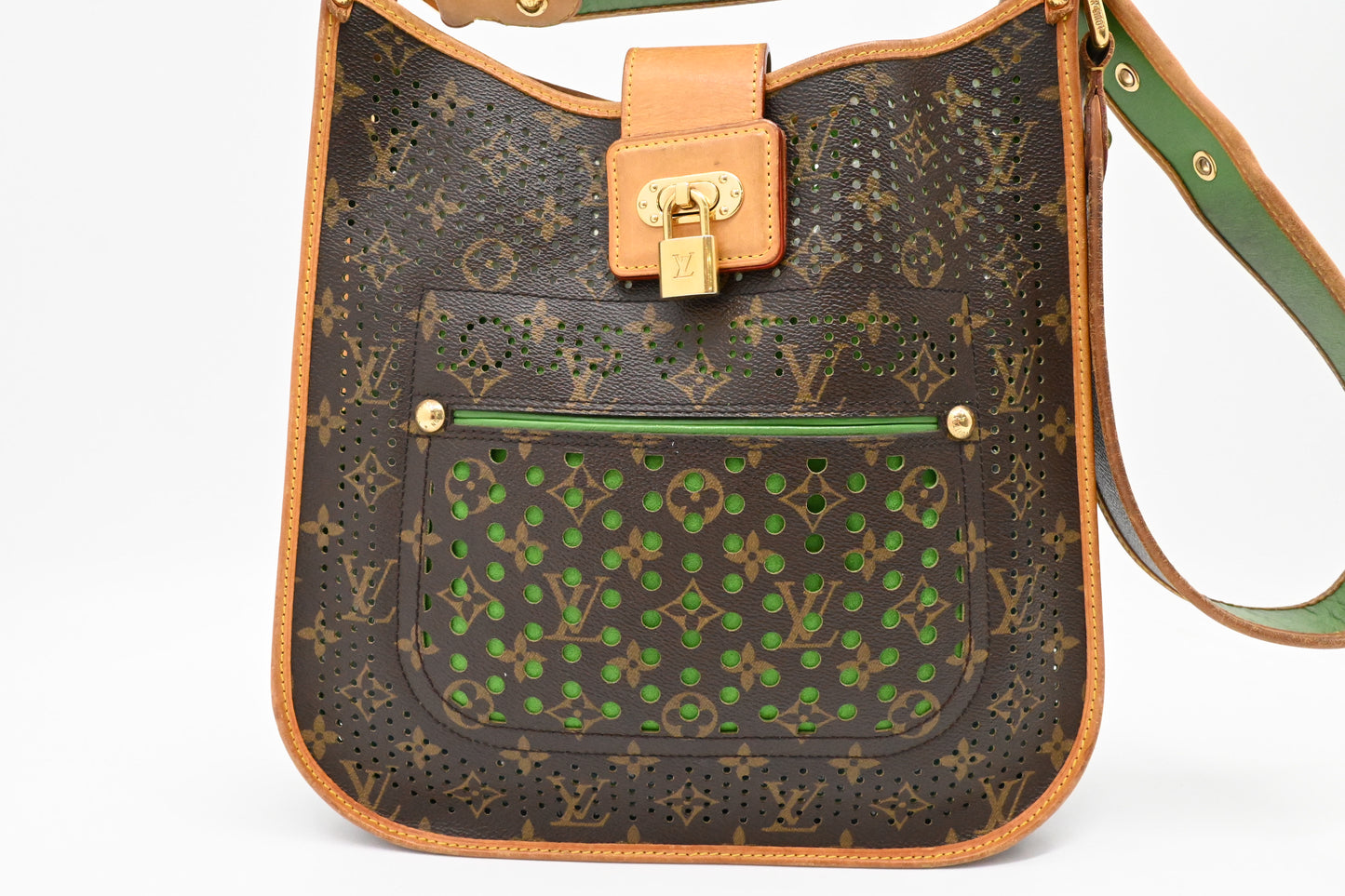 Louis Vuitton Musette Perforated Green in Monogram Canvas