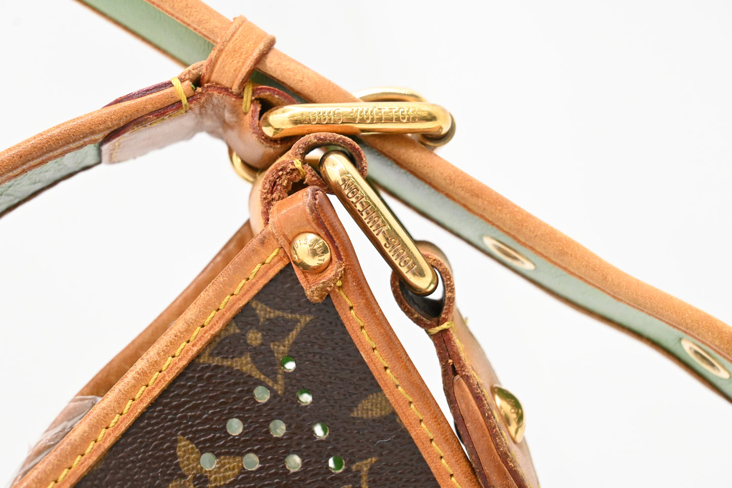 Louis Vuitton Musette Perforated Green in Monogram Canvas