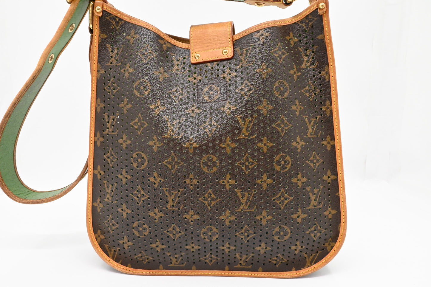 Louis Vuitton Musette Perforated Green in Monogram Canvas