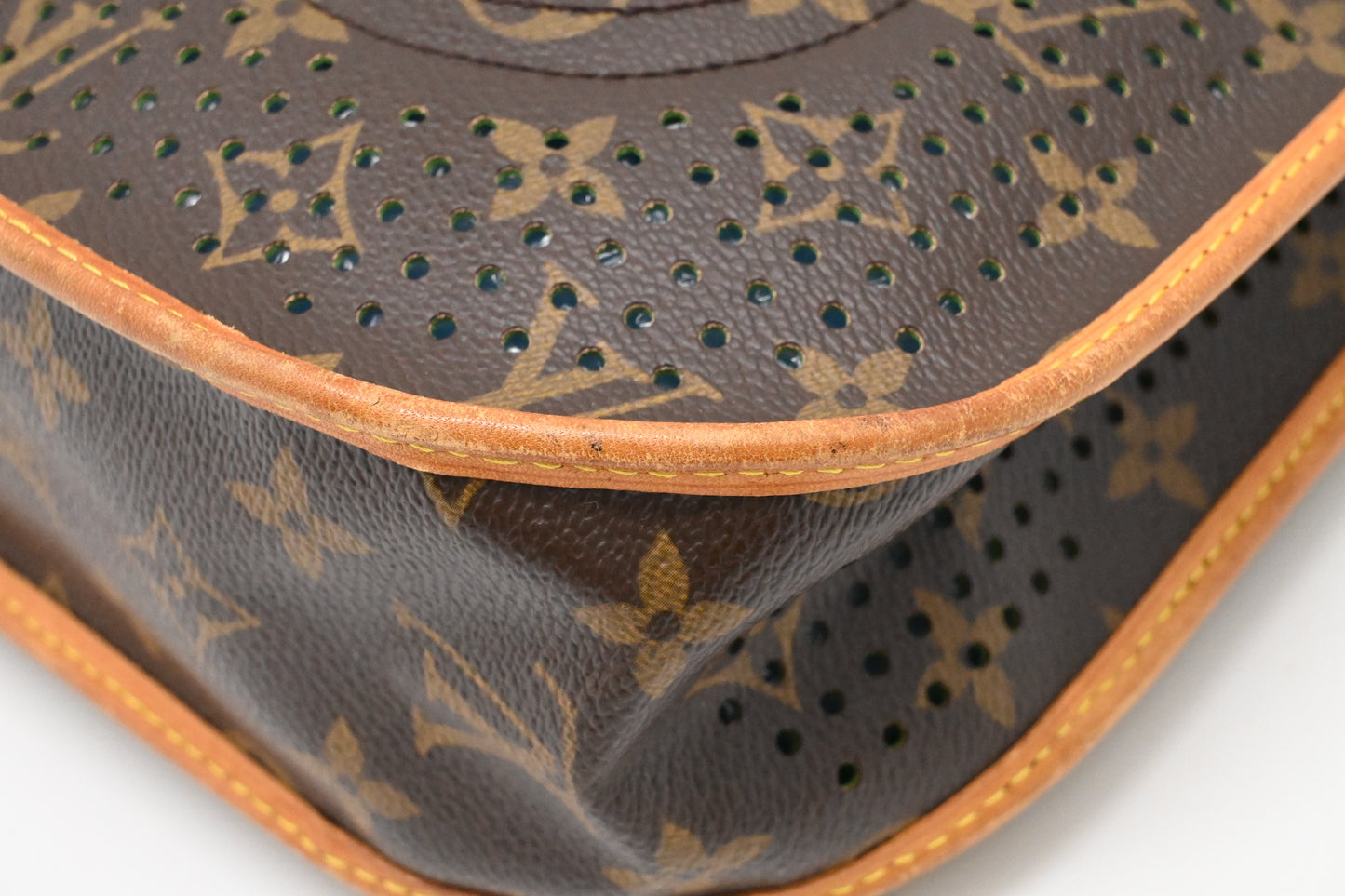 Louis Vuitton Musette Perforated Green in Monogram Canvas