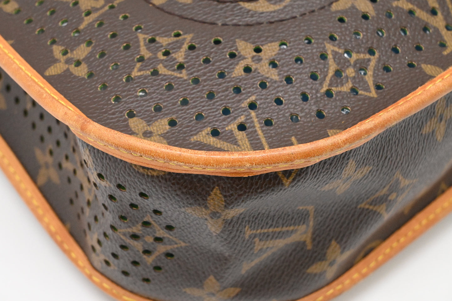 Louis Vuitton Musette Perforated Green in Monogram Canvas