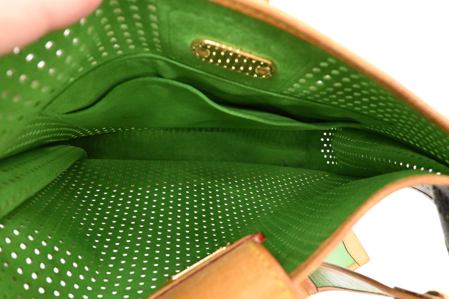 Louis Vuitton Musette Perforated Green in Monogram Canvas
