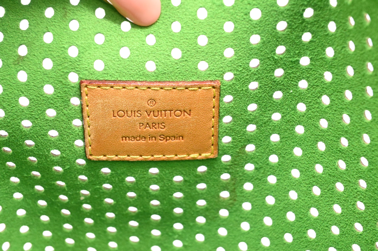 Louis Vuitton Musette Perforated Green in Monogram Canvas