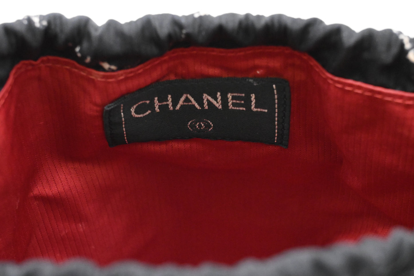 Chanel Travel Line Drawstring Pouch
