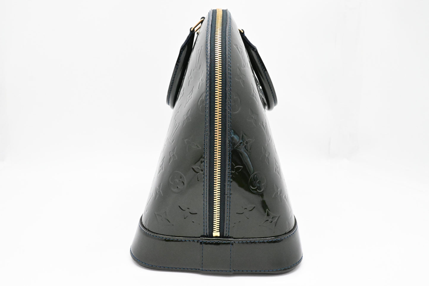 Louis Vuitton Alma GM in Green Vernis Leather