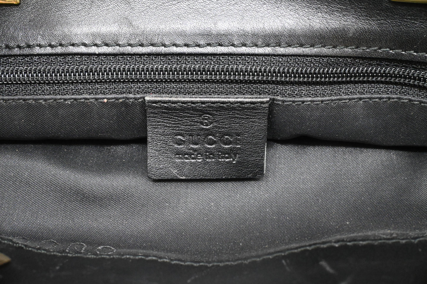 Gucci Small Tote in Black GG Canvas