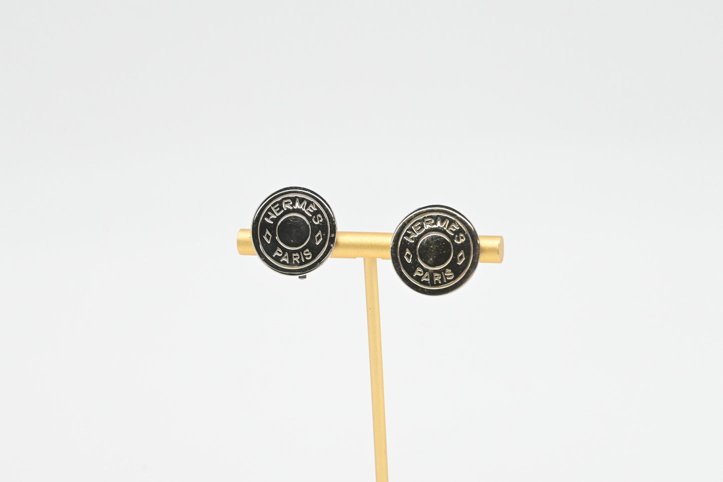 Hermes 'Clou de Selle' Clip-On Earrings