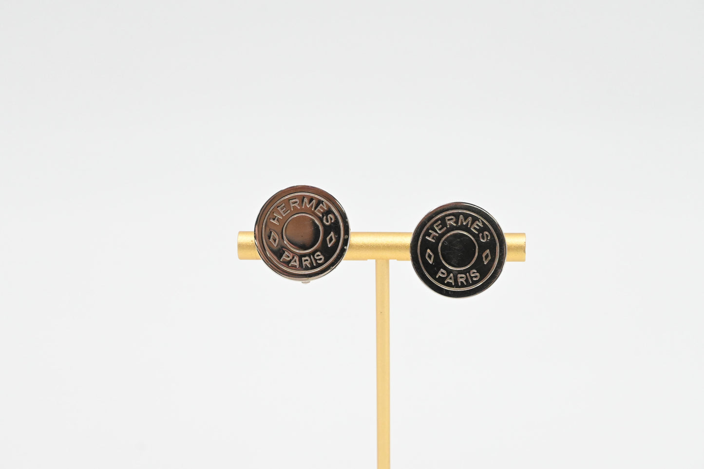 Hermes 'Clou de Selle' Clip-On Earrings