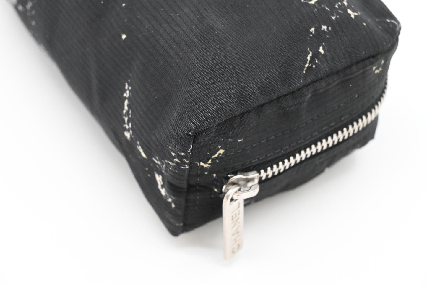 Chanel Travel Line Pouch in Black Nylon