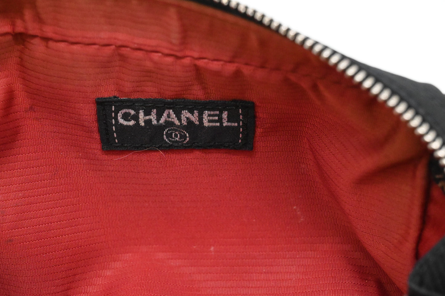 Chanel Travel Line Pouch in Black Nylon