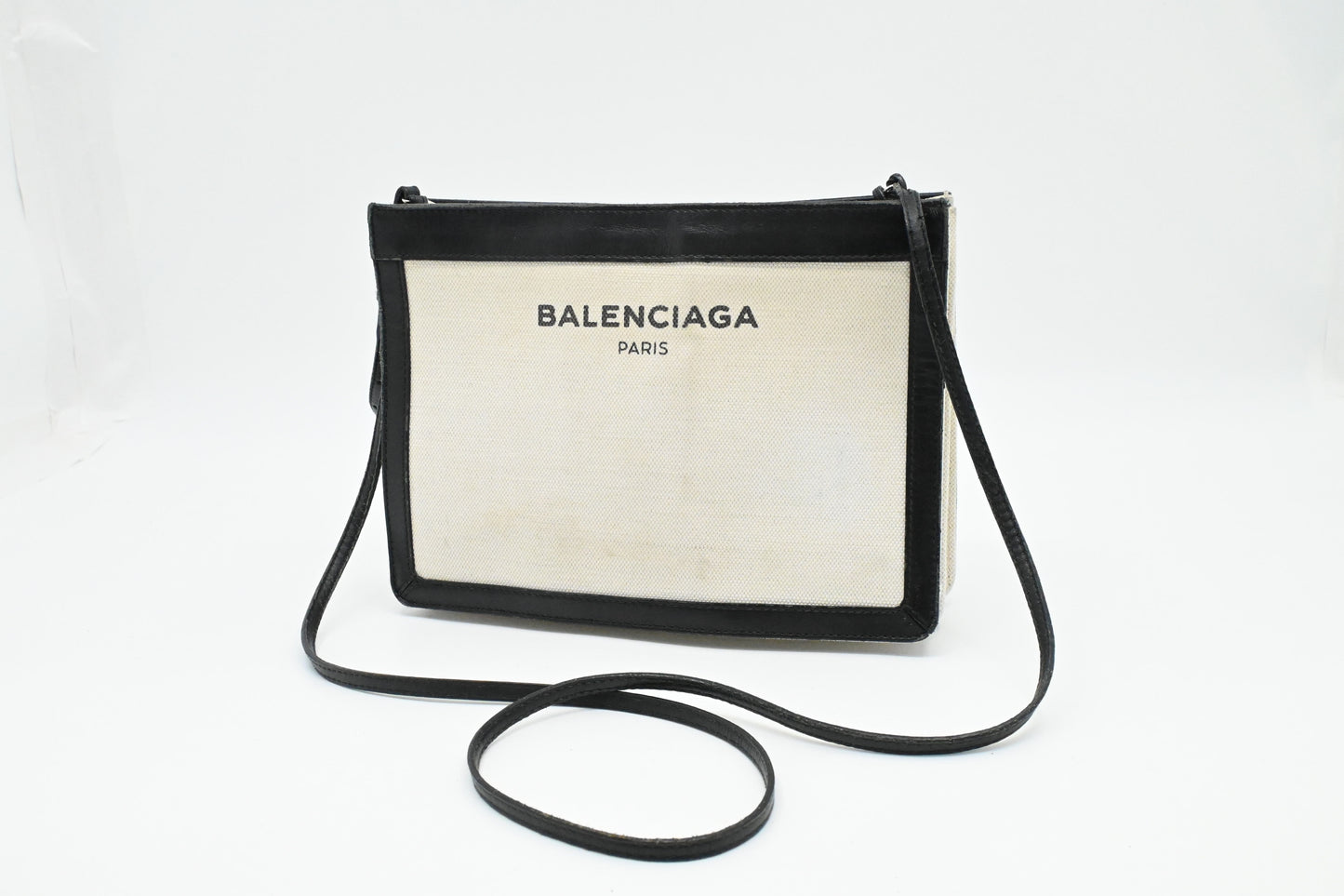 Balenciaga Shoulder Bag in White Canvas
