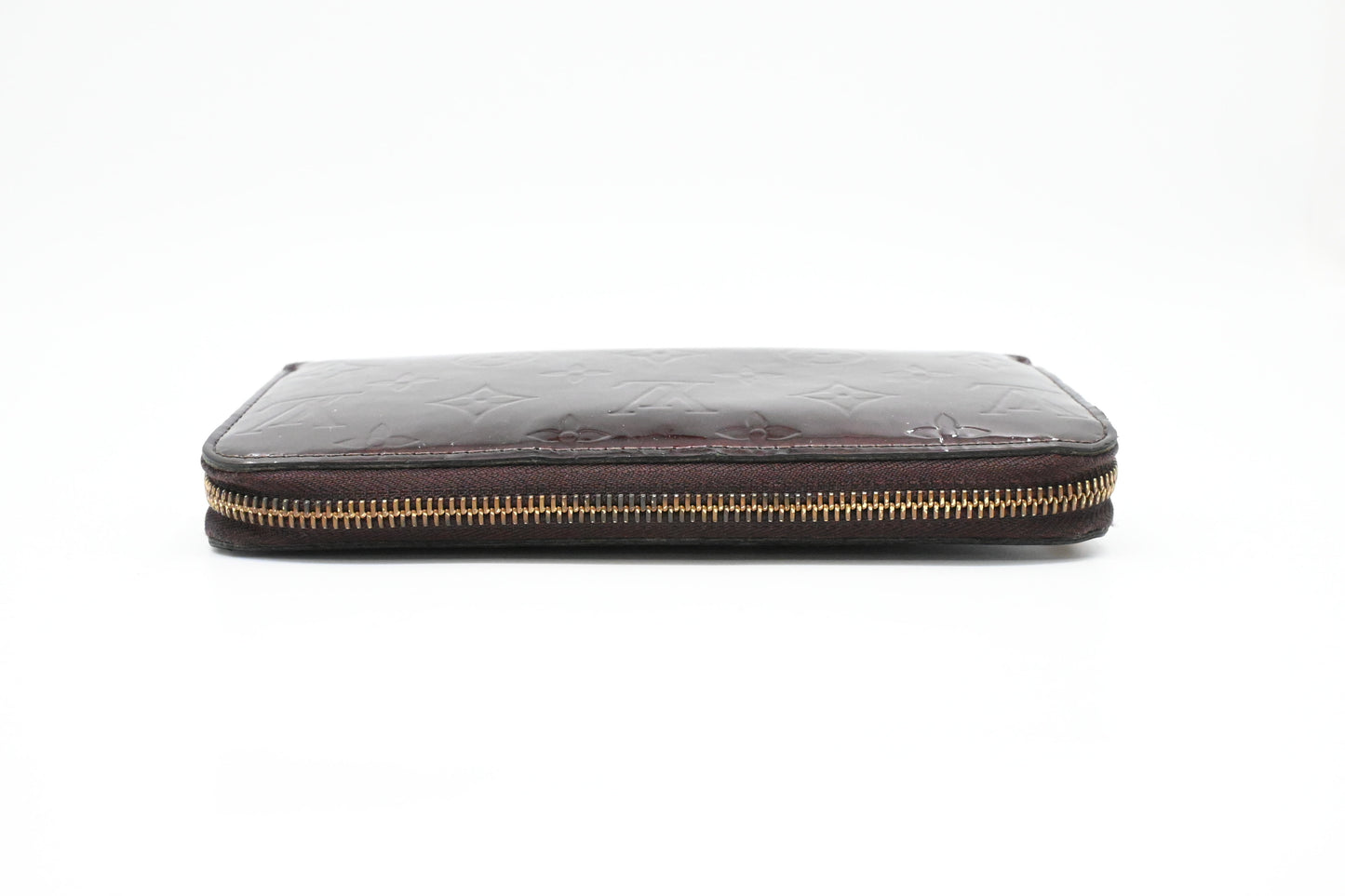 Louis Vuitton Long Zippy Wallet in Amarante Vernis Leather