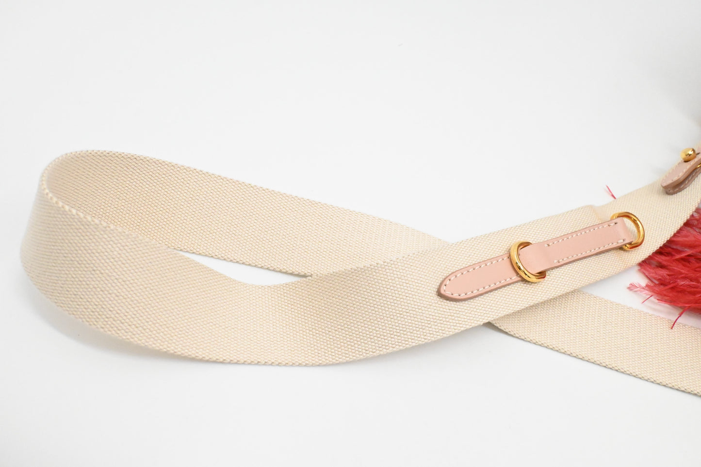 Prada Wicker Basket Bag in Pink Canvas