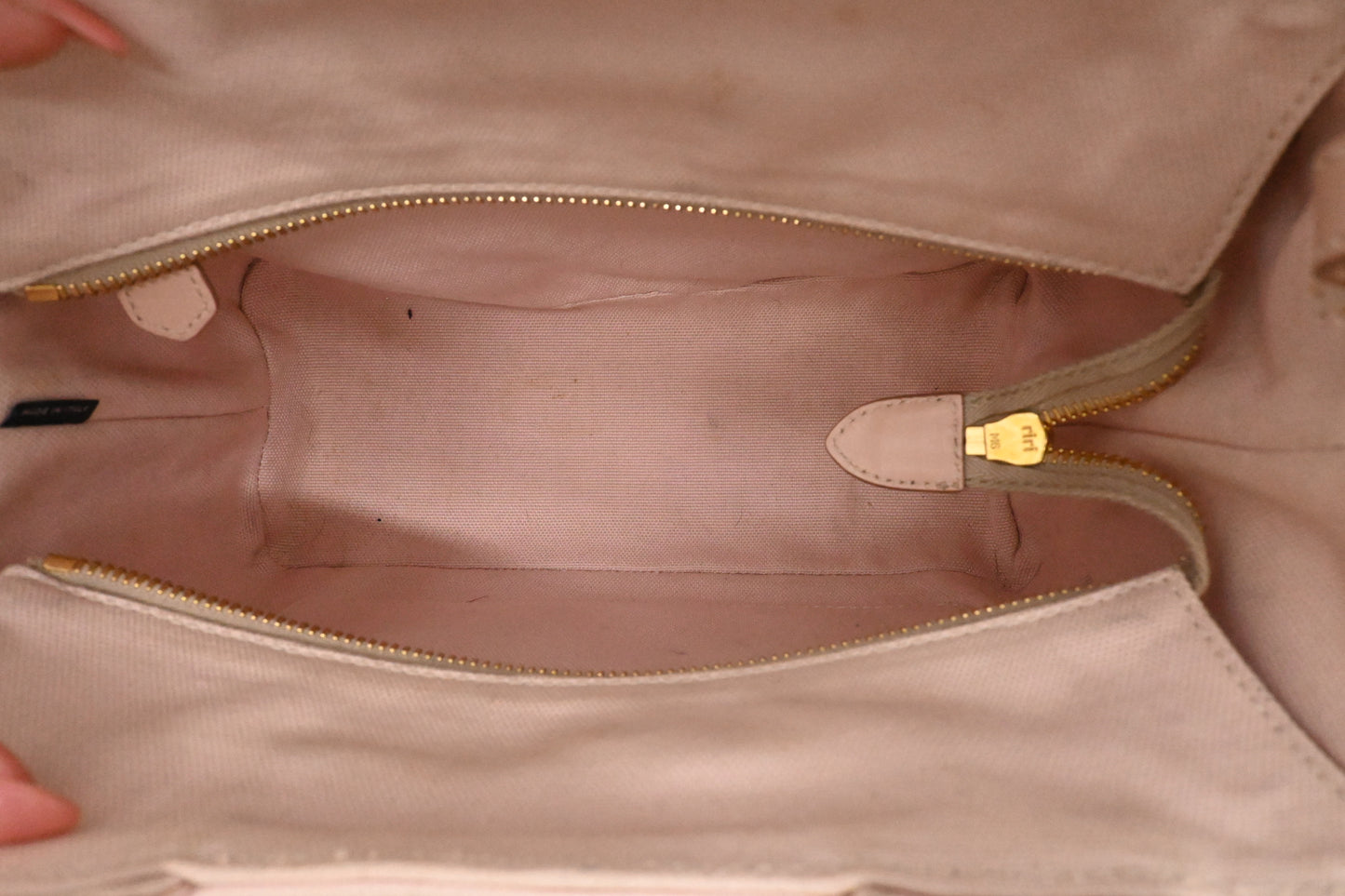 Prada Wicker Basket Bag in Pink Canvas