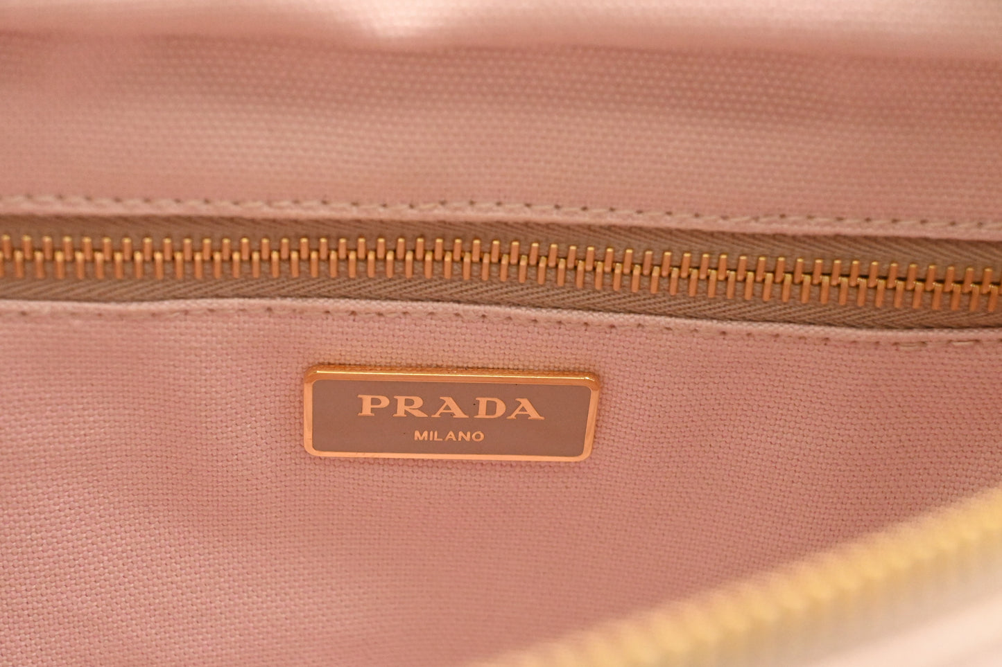 Prada Wicker Basket Bag in Pink Canvas