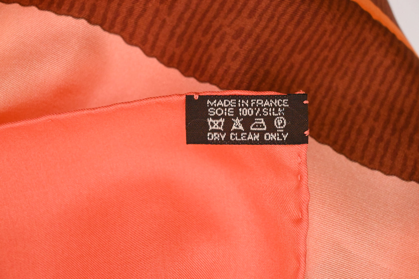 Hermes 'Grand Manege' Carre 140 in Pink and Orange Silk