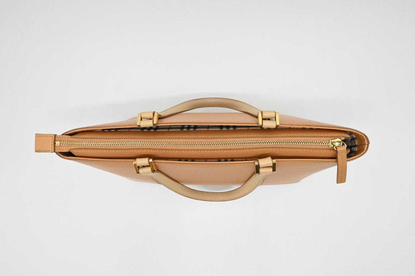 Burberry Handbag in Beige Leather