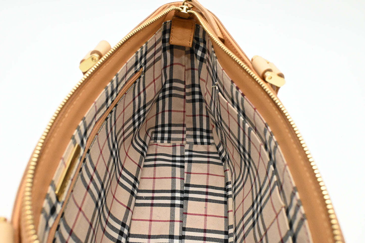 Burberry Handbag in Beige Leather