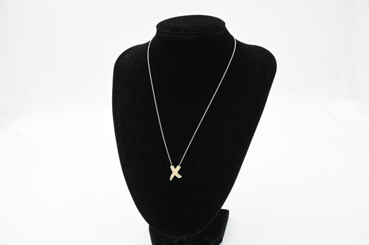 Tiffany & Co. Paloma Picasso Kiss Necklace in Sterling Silver