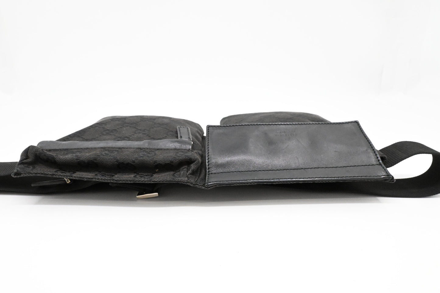Gucci Waist Bag in Black GG Canvas