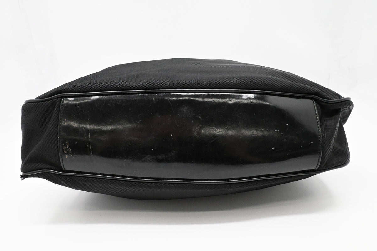 Gucci Bamboo Handbag in Black Nylon