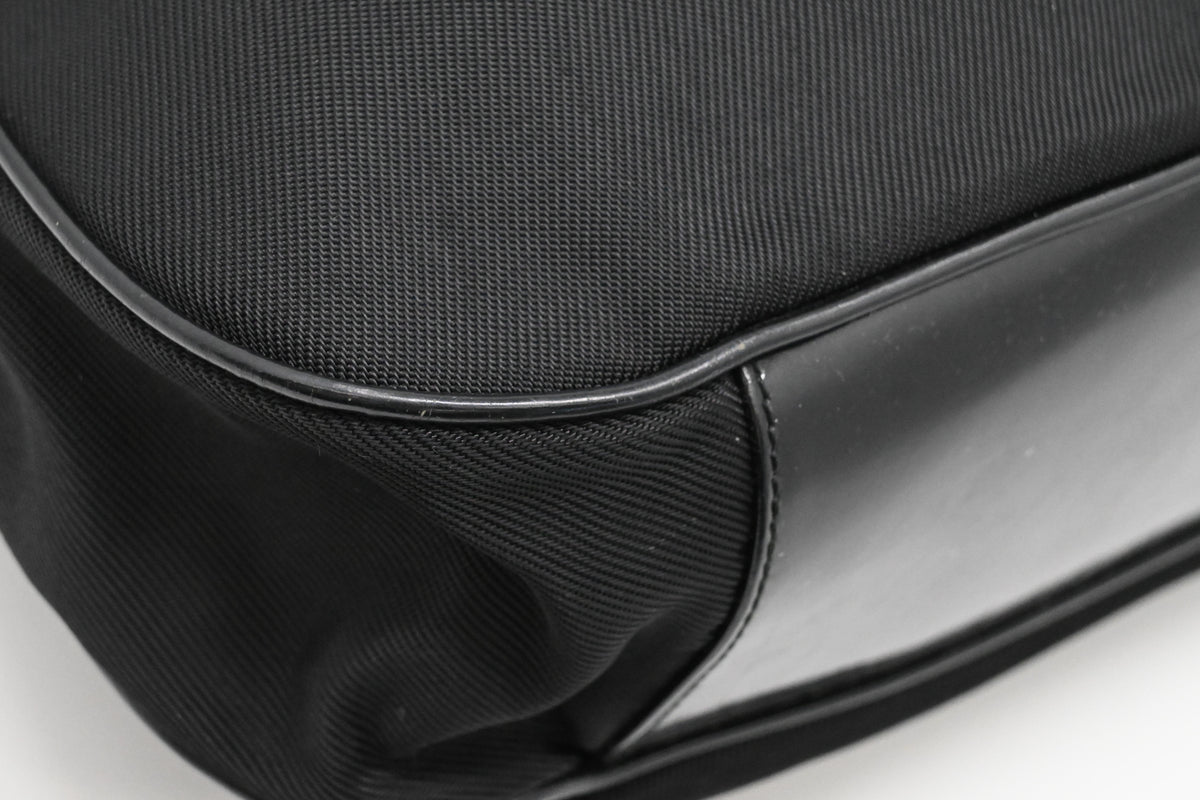 Gucci Bamboo Handbag in Black Nylon