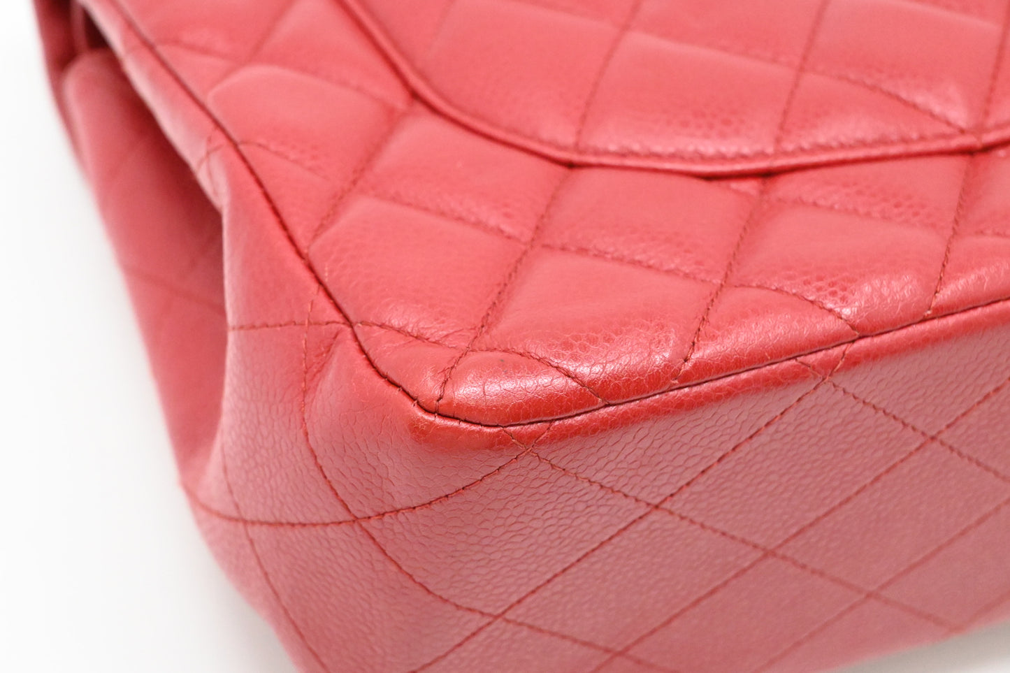 Chanel Jumbo Flap in Red Caviar Leather