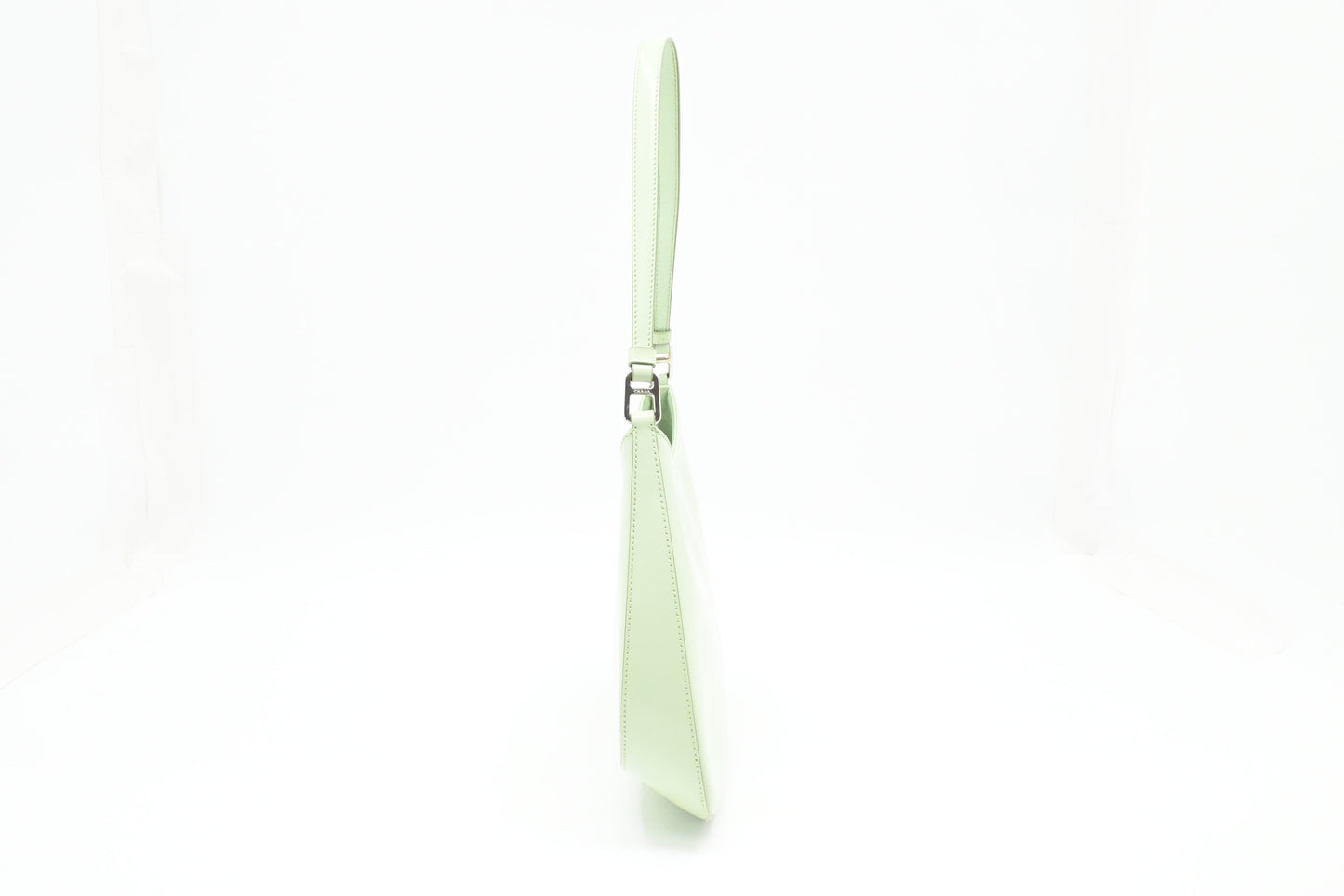 Prada Cleo Shoulder Bag in Aqua Leather