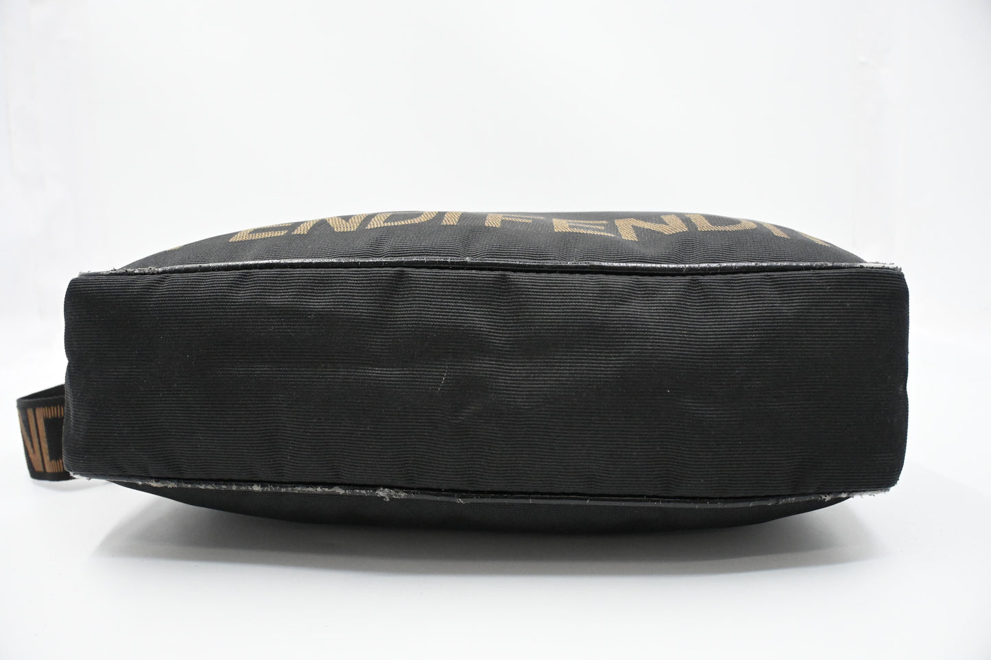 Fendi Two Way Bag in Black Canvas