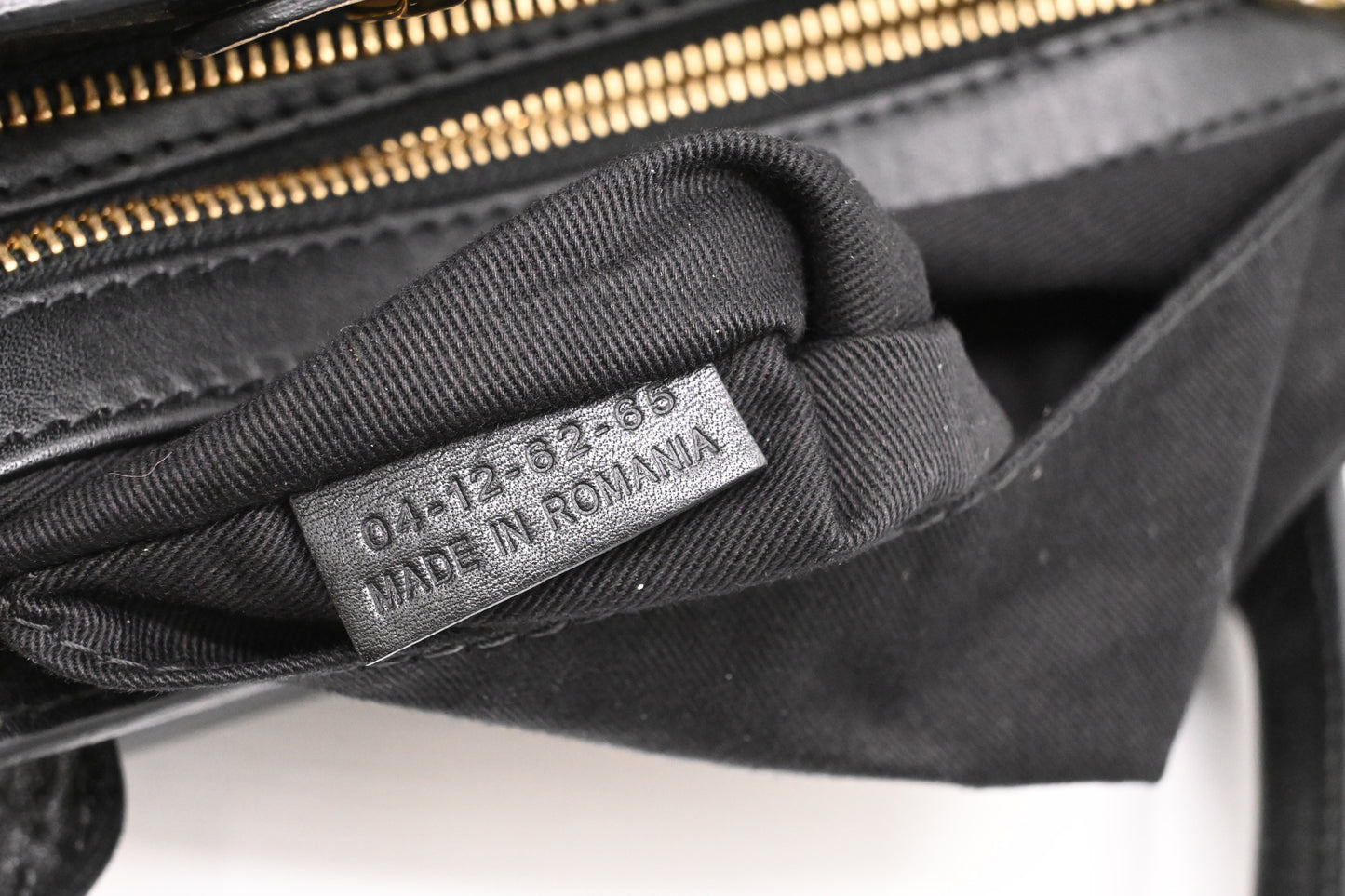 Chloe Large Alice in Cream and Black Leather