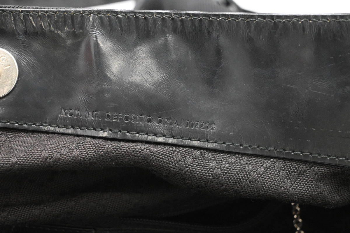 Gucci Bamboo Handbag in Black Nylon