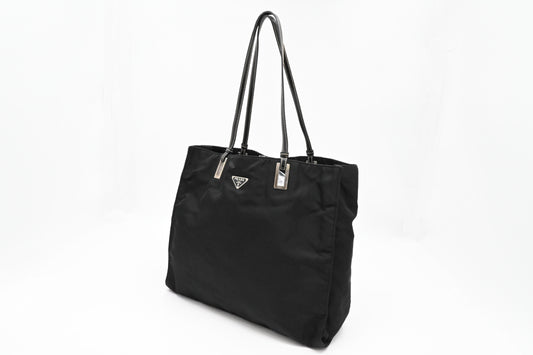 Prada Shoulder Bag in Black Nylon
