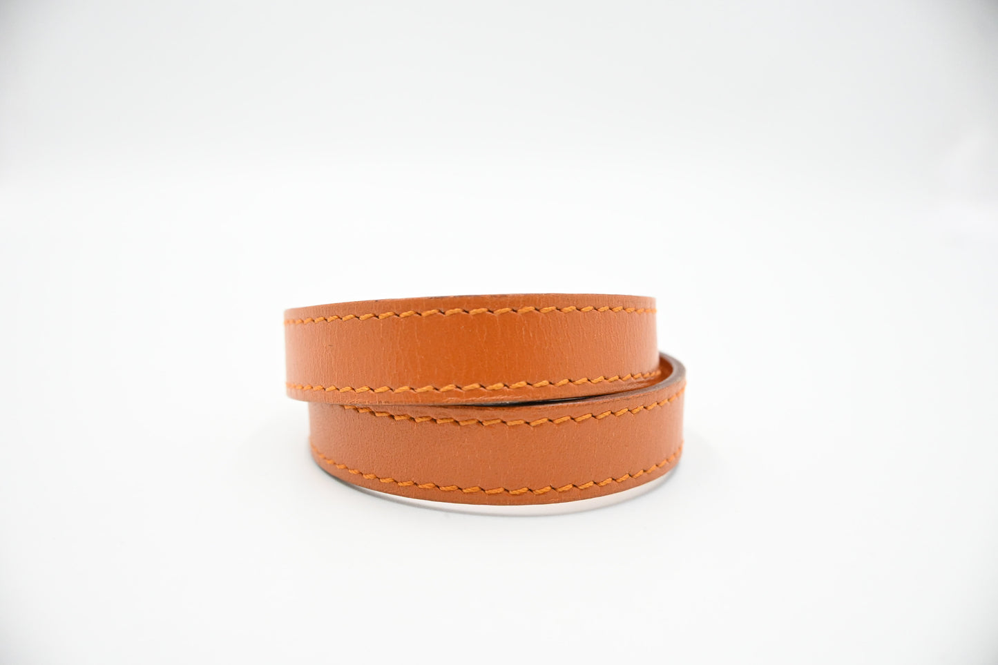 Hermes Kelly Bracelet in Brown Leather