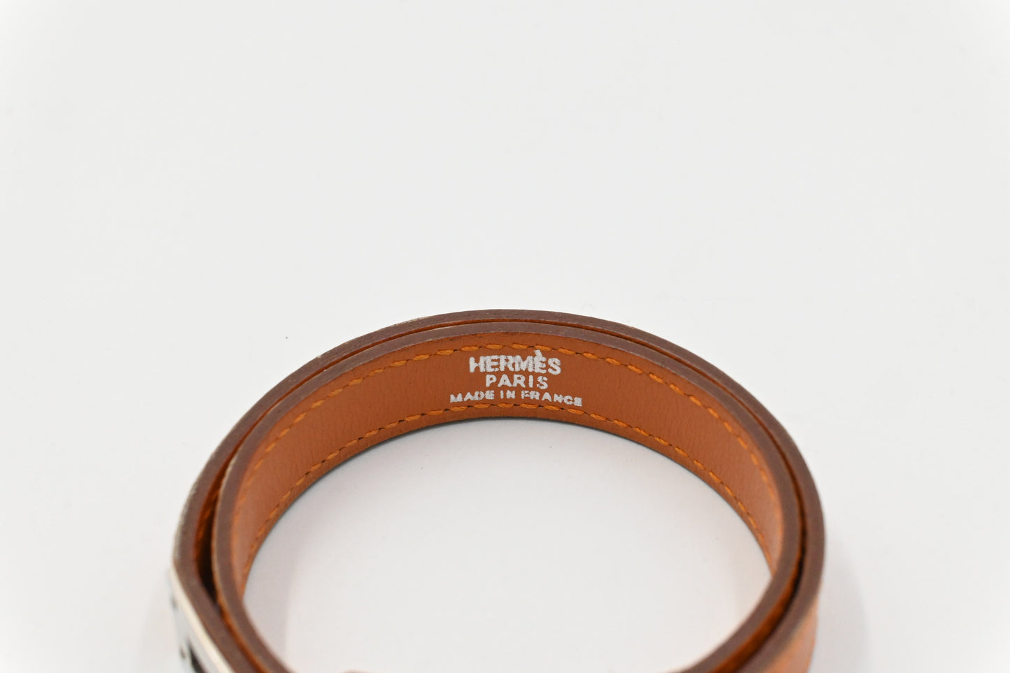 Hermes Kelly Bracelet in Brown Leather
