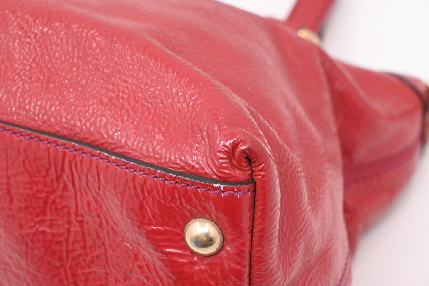 Gucci Soho 2way Bag in Red Patent Leather