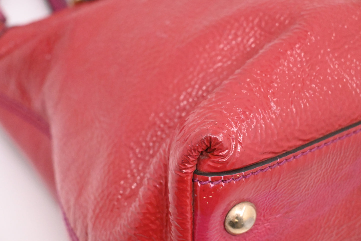 Gucci Soho 2way Bag in Red Patent Leather