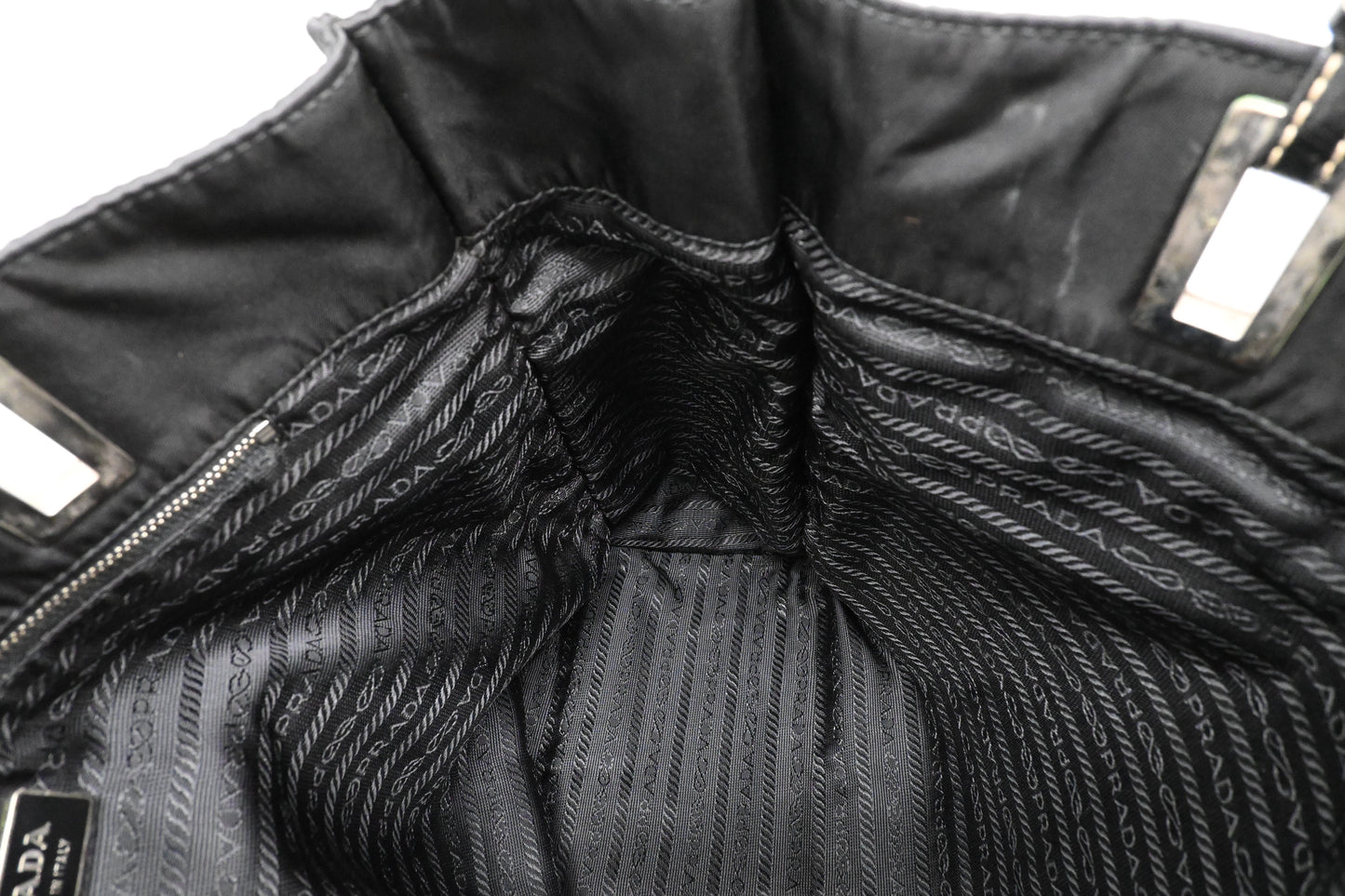 Prada Shoulder Bag in Black Nylon