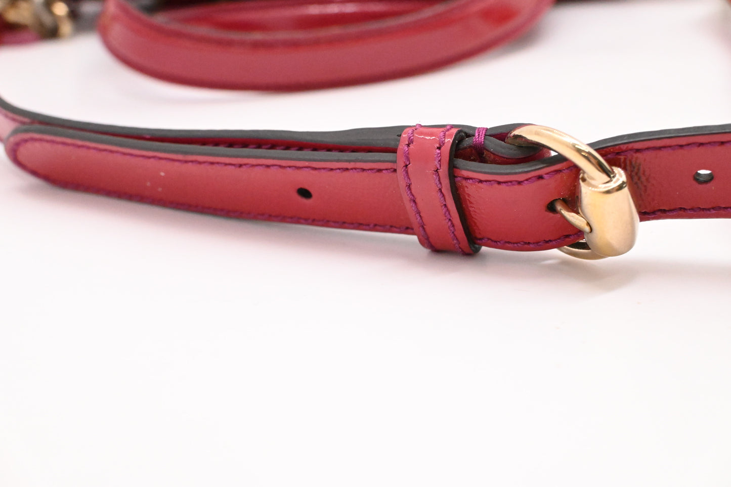 Gucci Soho 2way Bag in Red Patent Leather