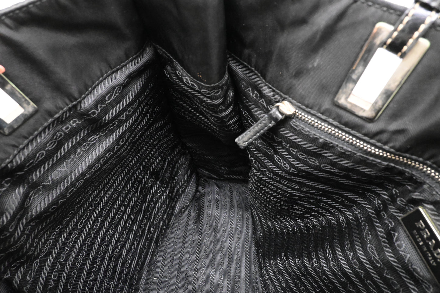 Prada Shoulder Bag in Black Nylon