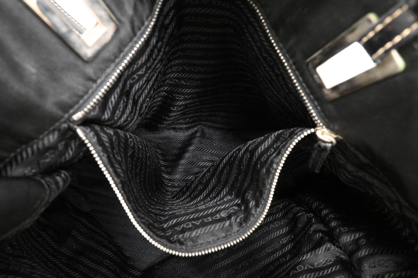 Prada Shoulder Bag in Black Nylon